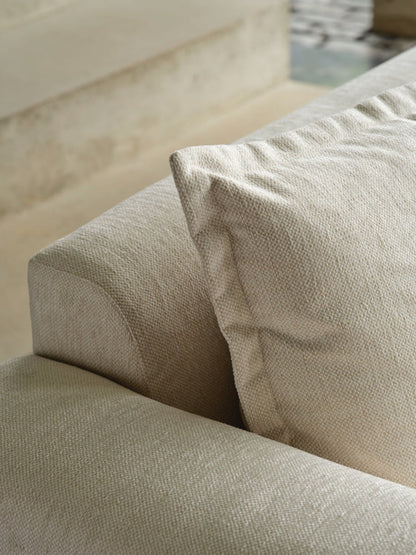 Hudson Fabric Chaise Lounge Sofa