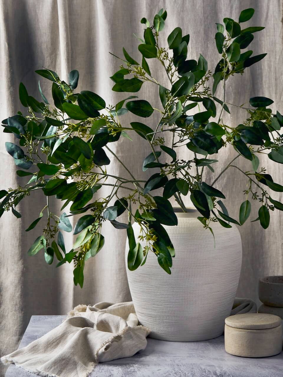 Faux Seeded Eucalyptus Stem