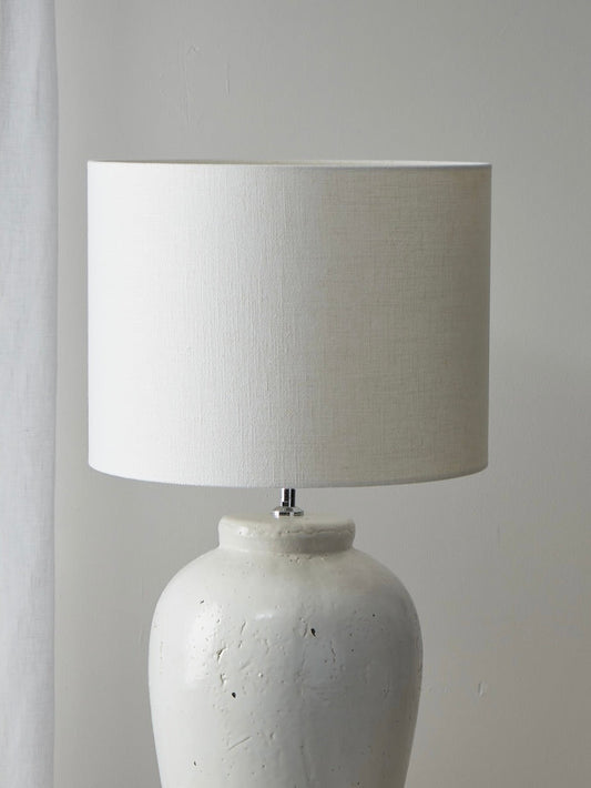 White Cylinder Lamp Shade 40cm