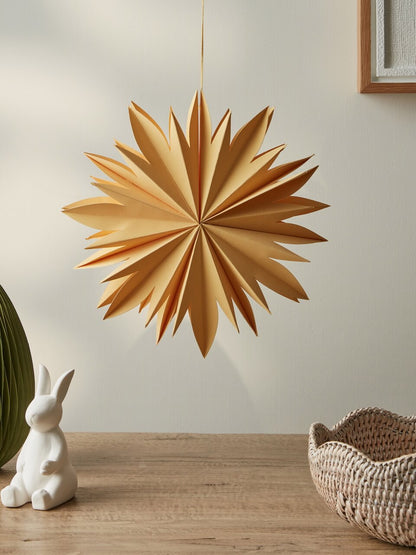 Yellow Paper Hanging Easter Decoration